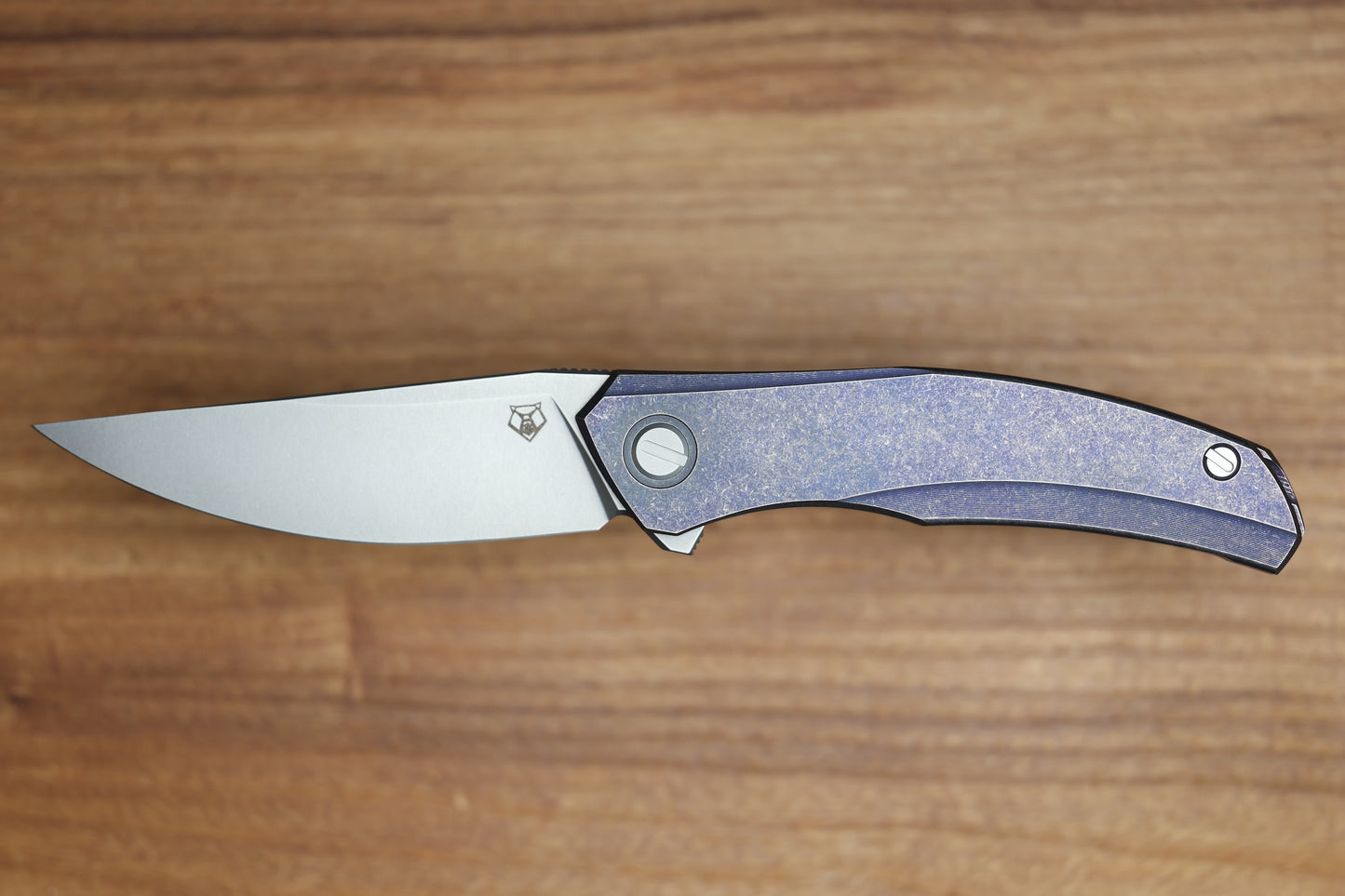 SHIROGOROV URSUS Q95 TI - PURPLE TITANIUM HANDLE - ELMAX BLADE - MRBS
