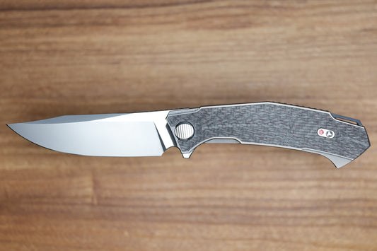 SHIROGOROV PIKE - MAGNACUT BLADE - TITANIUM/RED CARBON FIBER - MRBS (DMITRY SINKEVICH DESIGN)