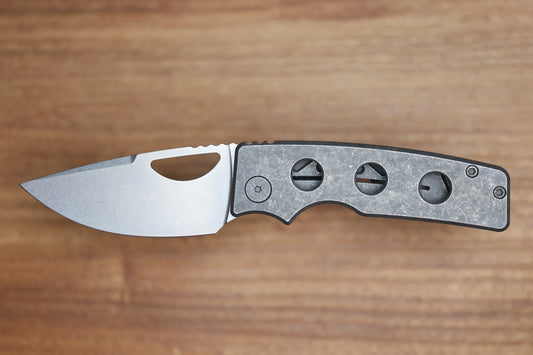 OZ MACHINE COMPANY ROOSEVELT TITANIUM SPEED HOLES MAGNACUT BLADE #3240 (PREOWNED)