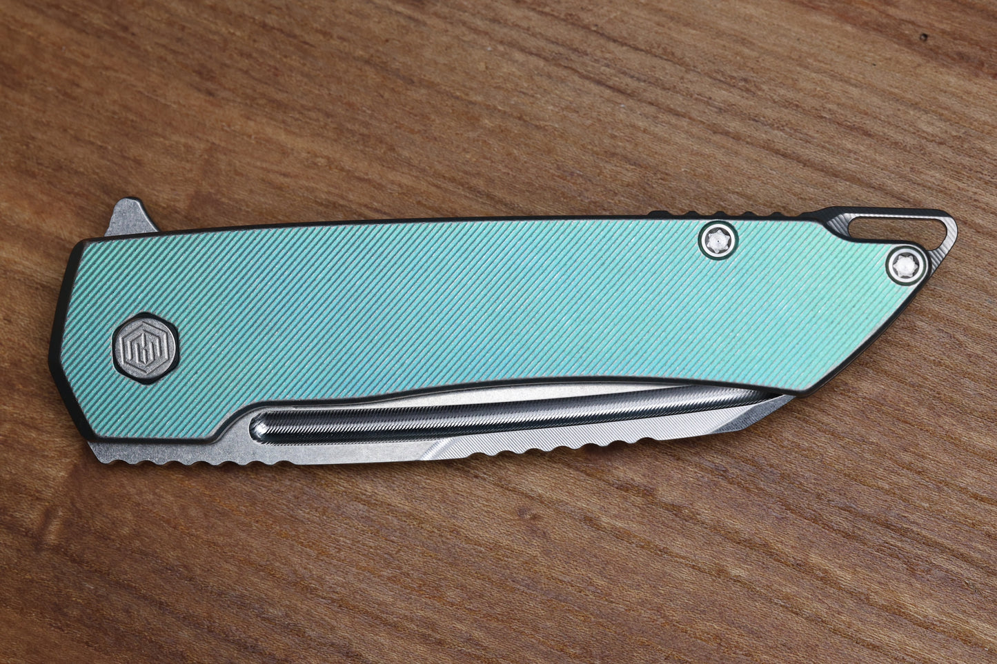 MACHINEWISE MOJAVE #911 - DISTRESSED AQUA w/S90V BLADE