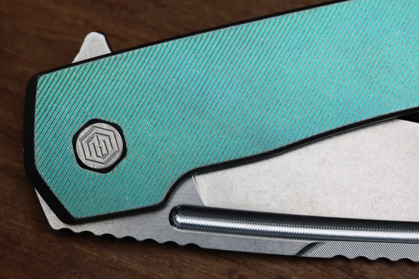 MACHINEWISE MOJAVE #911 - DISTRESSED AQUA w/S90V BLADE
