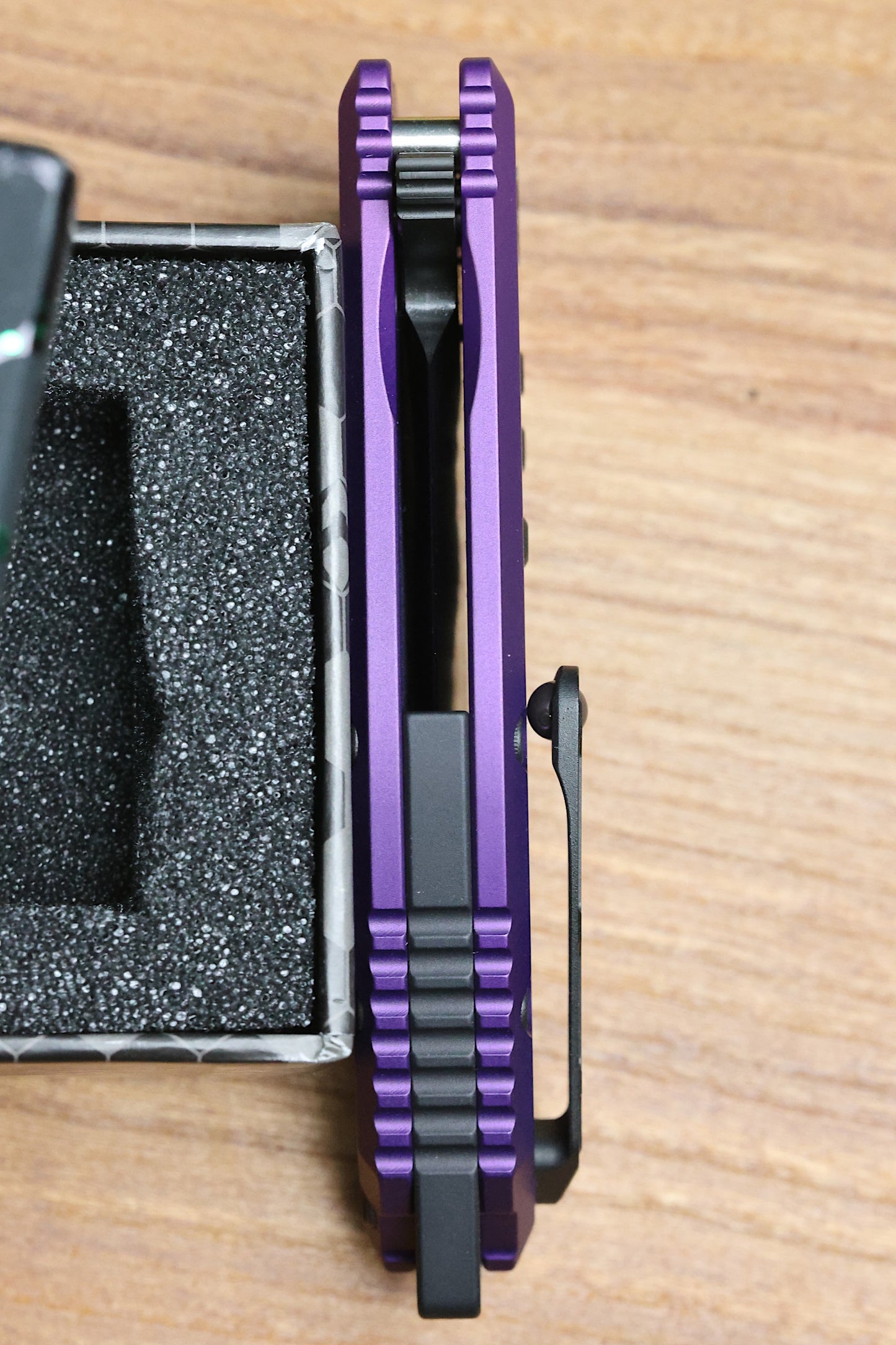 HERETIC KNIVES MEDUSA MANUAL T/E DLC STANDARD PURPLE H009-6A-PU