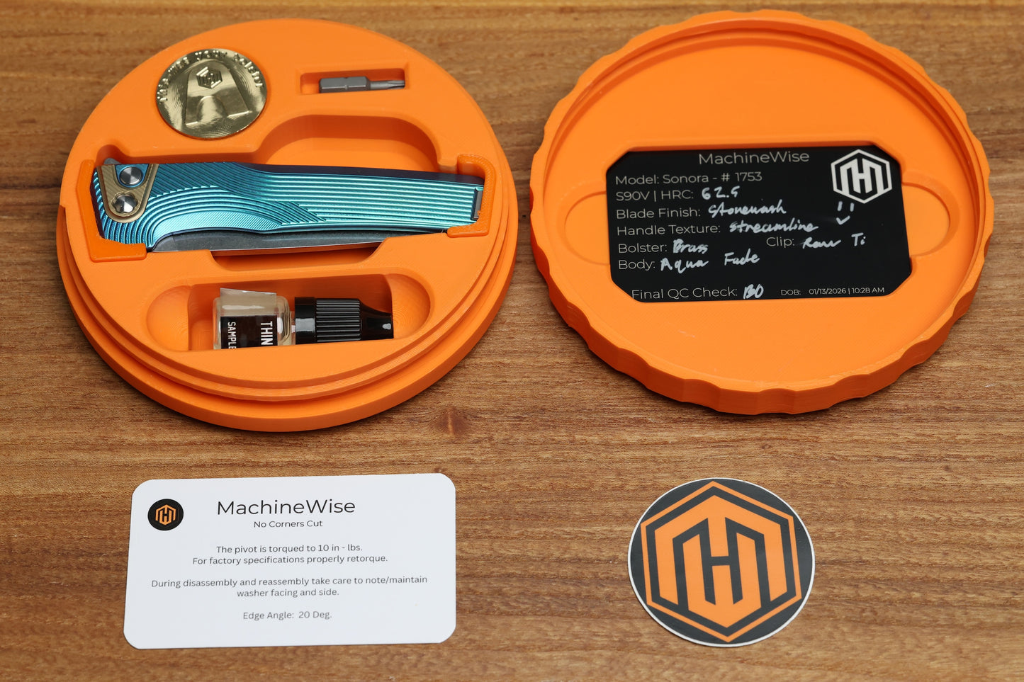 MACHINEWISE SONORA #1753 - INTEGRAL S90V BLADE
