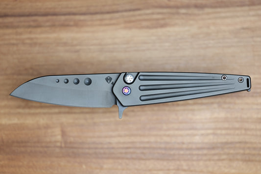 MEDFORD NOSFERATU PVD TITANIUM FLIPPER PVD S45VN BLADE (PREOWNED)