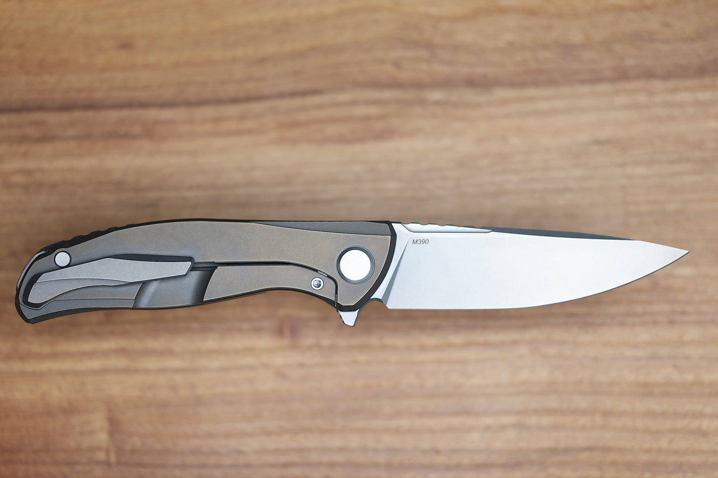 SHIROGOROV F95 ZERO - M390 BLADE - BRONZE TITANIUM HANDLE - MRBS