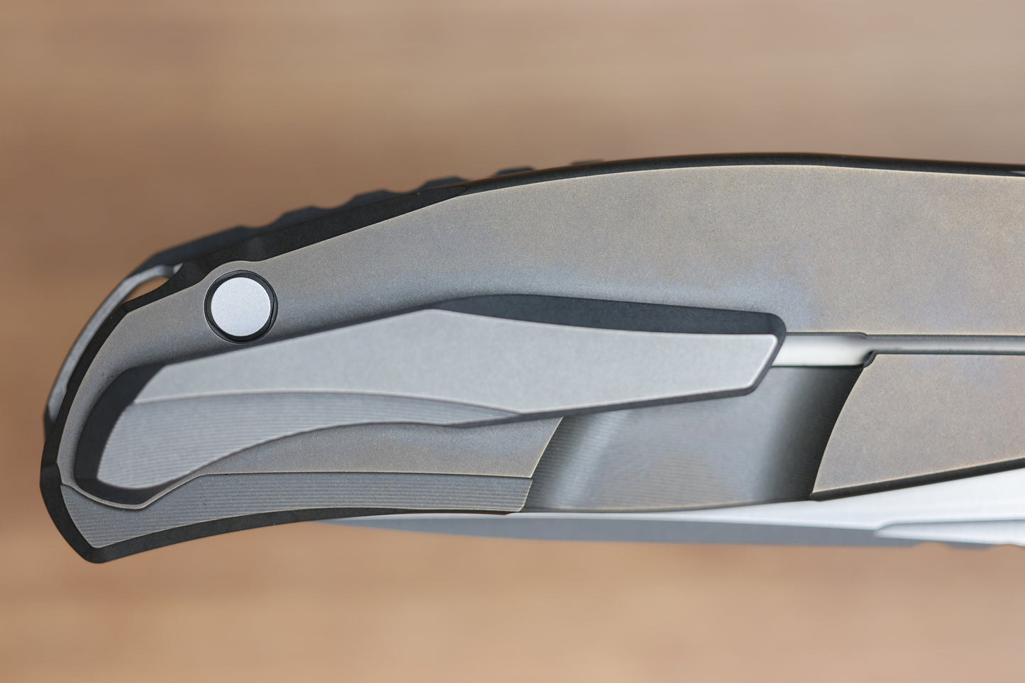 SHIROGOROV F95 ZERO - M390 BLADE - BRONZE TITANIUM HANDLE - MRBS