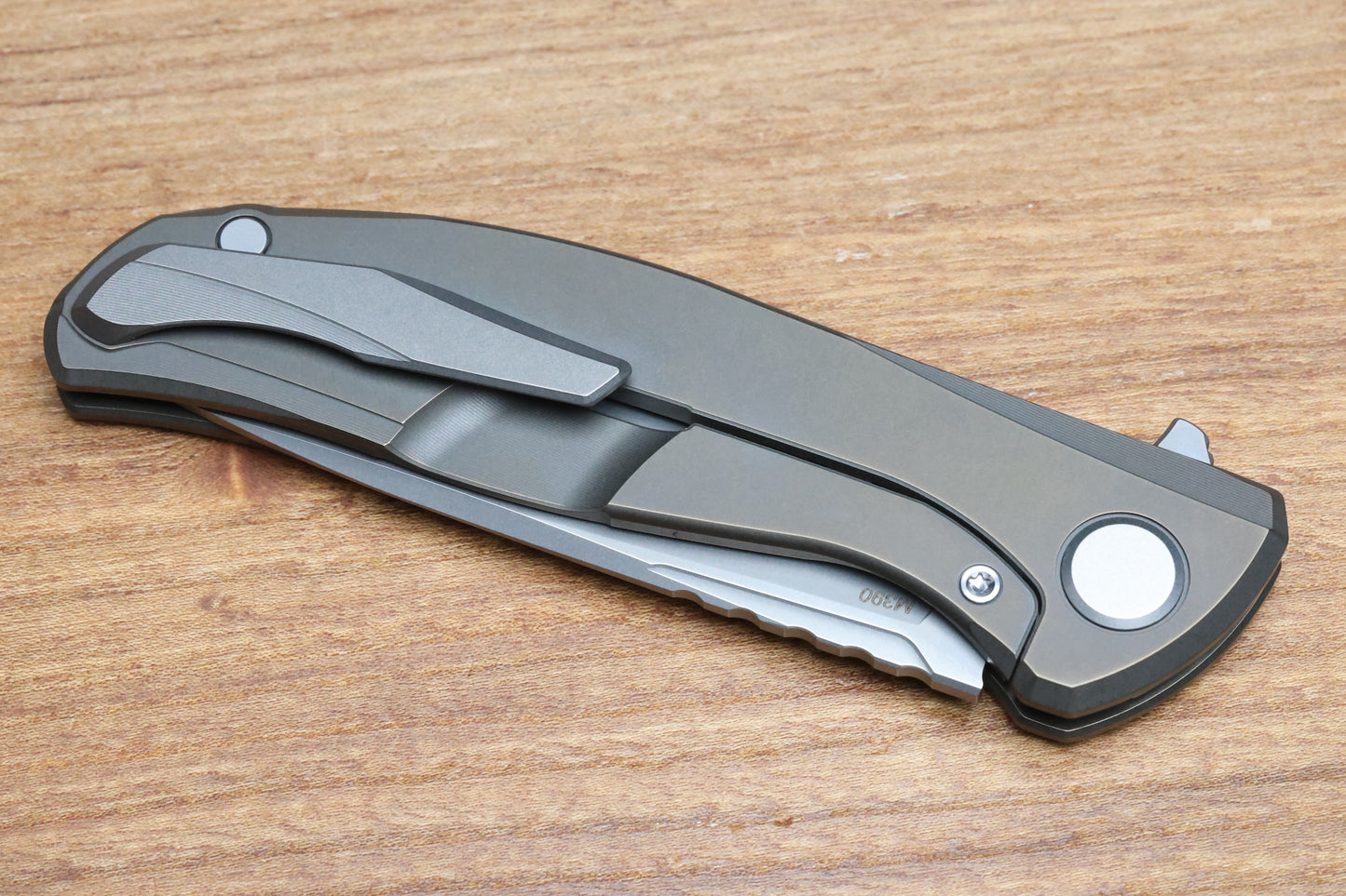 SHIROGOROV F95 ZERO - M390 BLADE - BRONZE TITANIUM HANDLE - MRBS