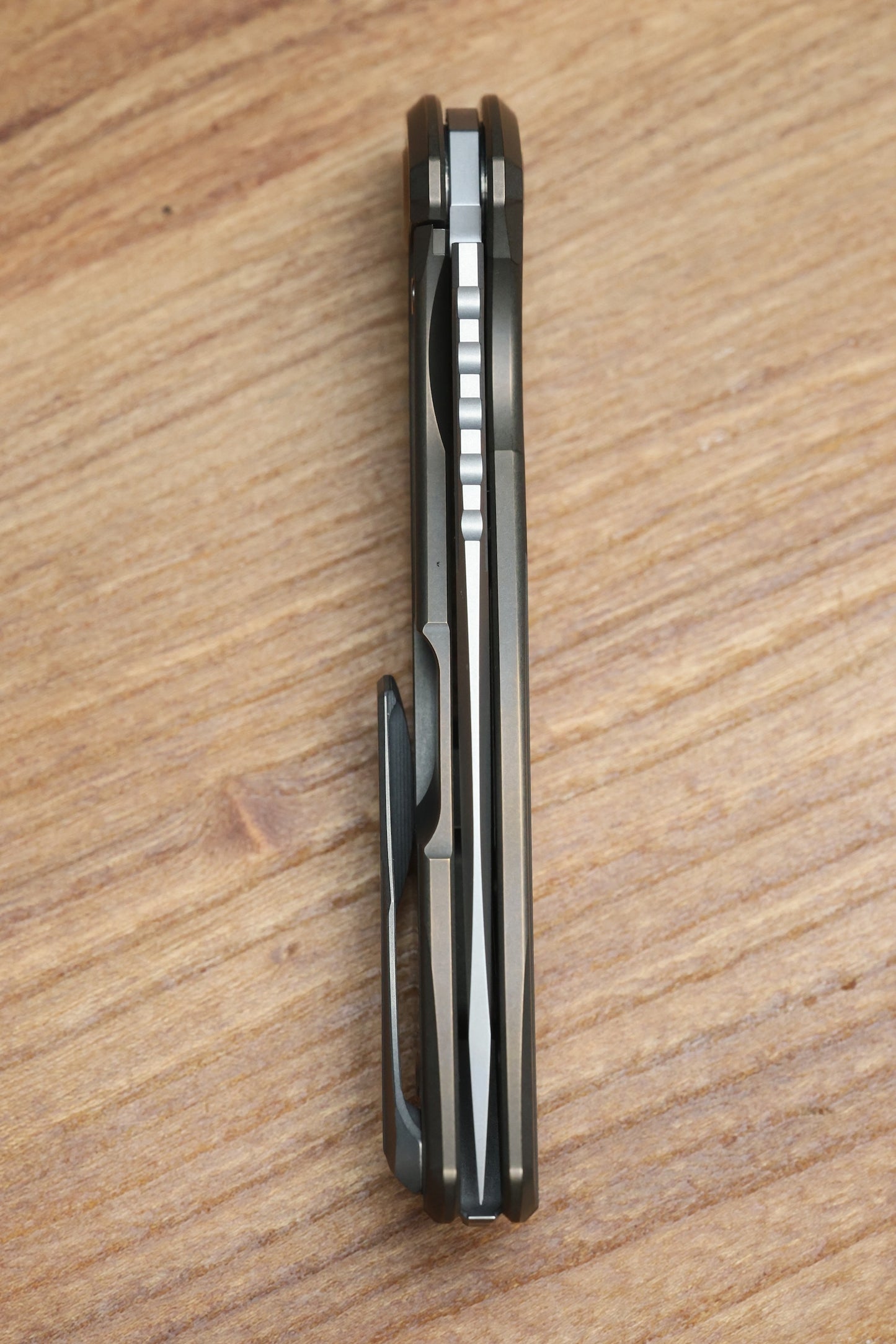 SHIROGOROV F95 ZERO - M390 BLADE - BRONZE TITANIUM HANDLE - MRBS