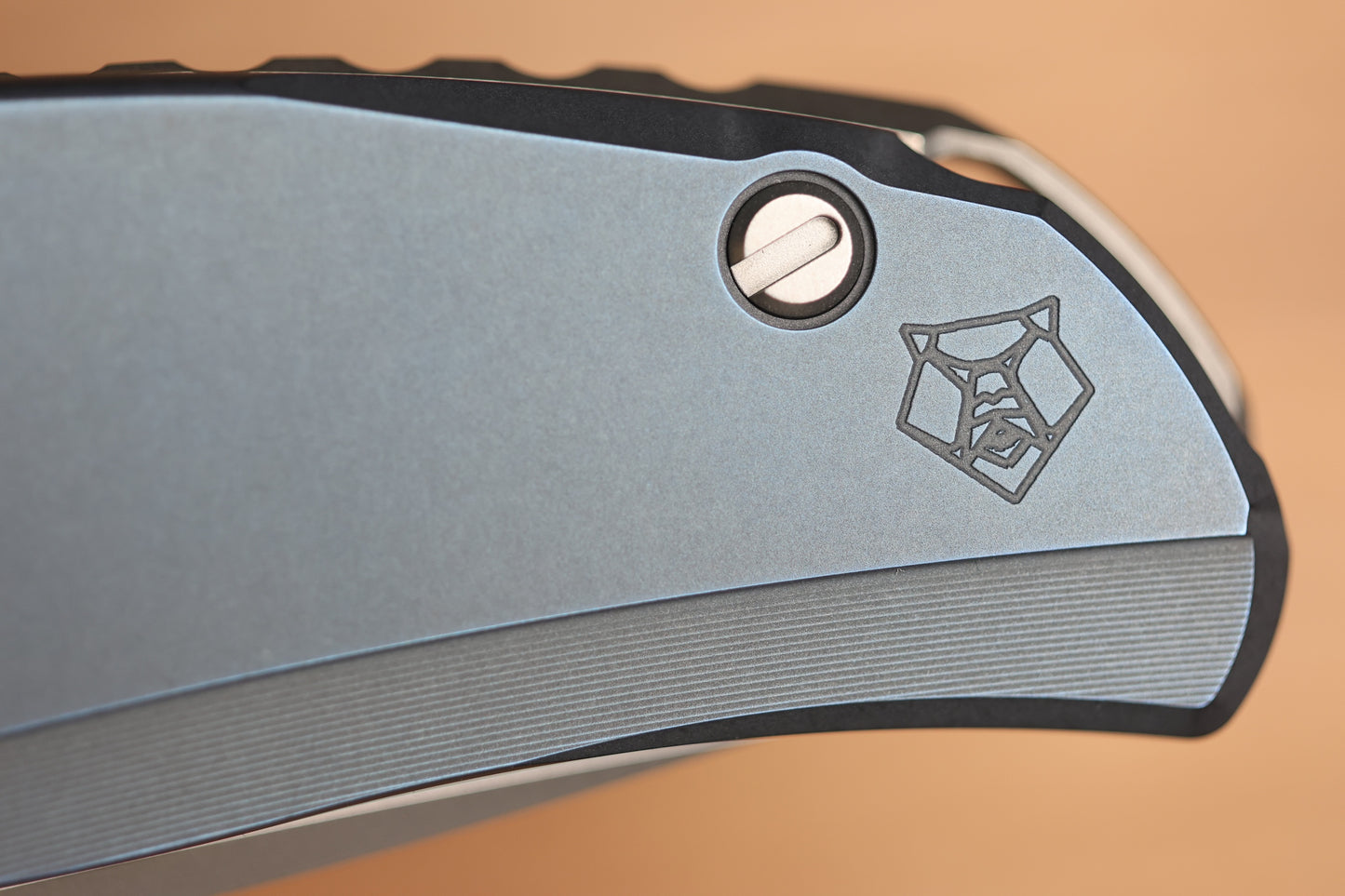 SHIRGOROV F95 ZERO - M390 BLADE - BLUE TITANIUM HANDLE - MRBS