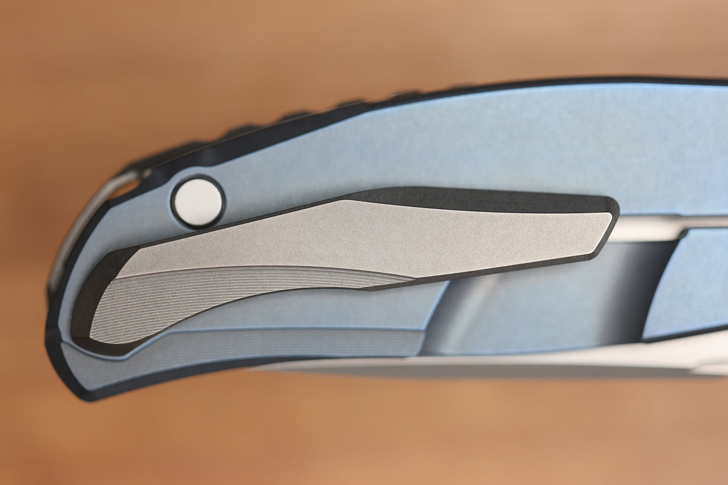 SHIRGOROV F95 ZERO - M390 BLADE - BLUE TITANIUM HANDLE - MRBS