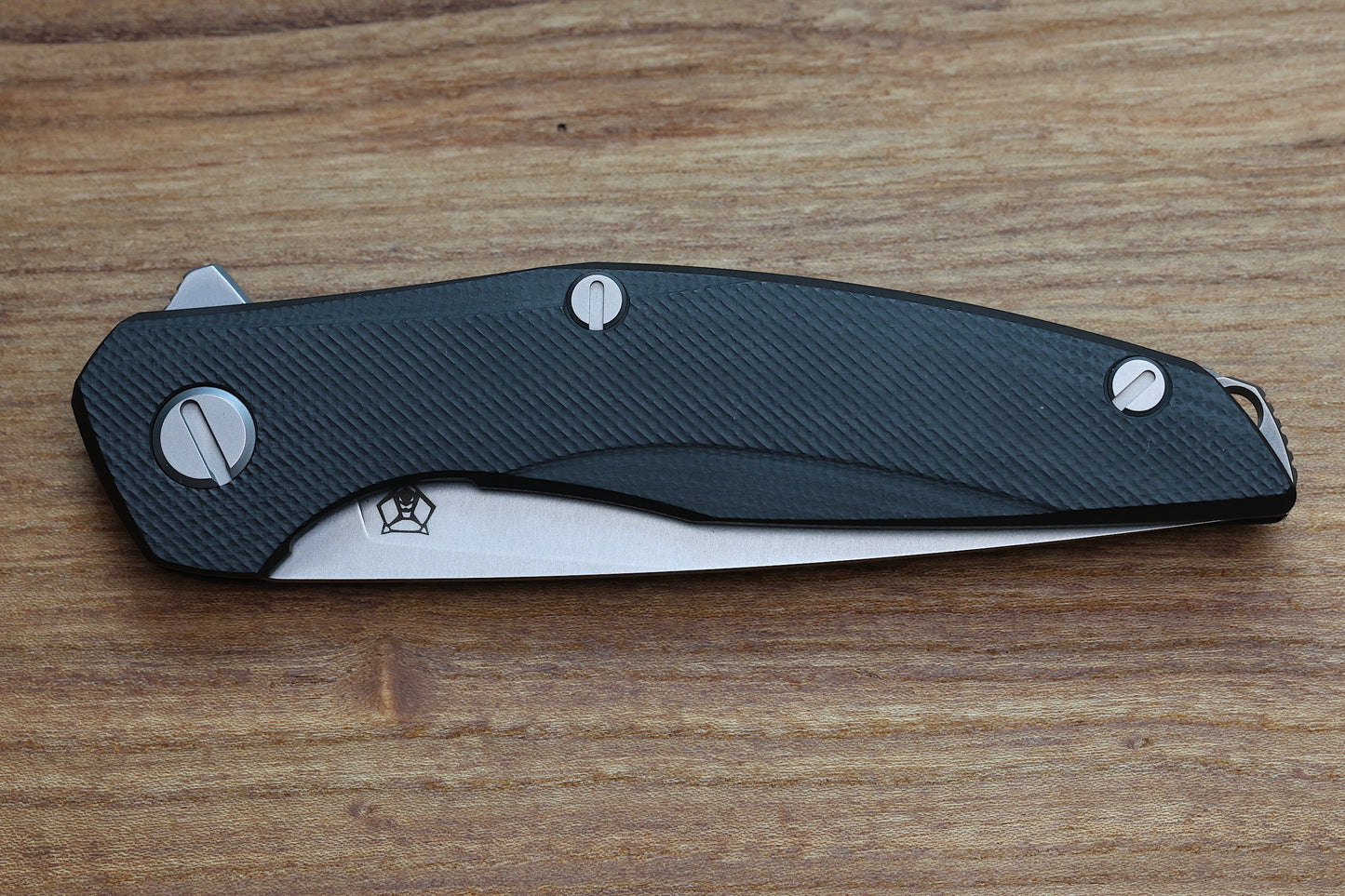 SHIROGOROV 111 - CRONIDUR 30 BLADE - BLACK G10 HANDLE - MRBS