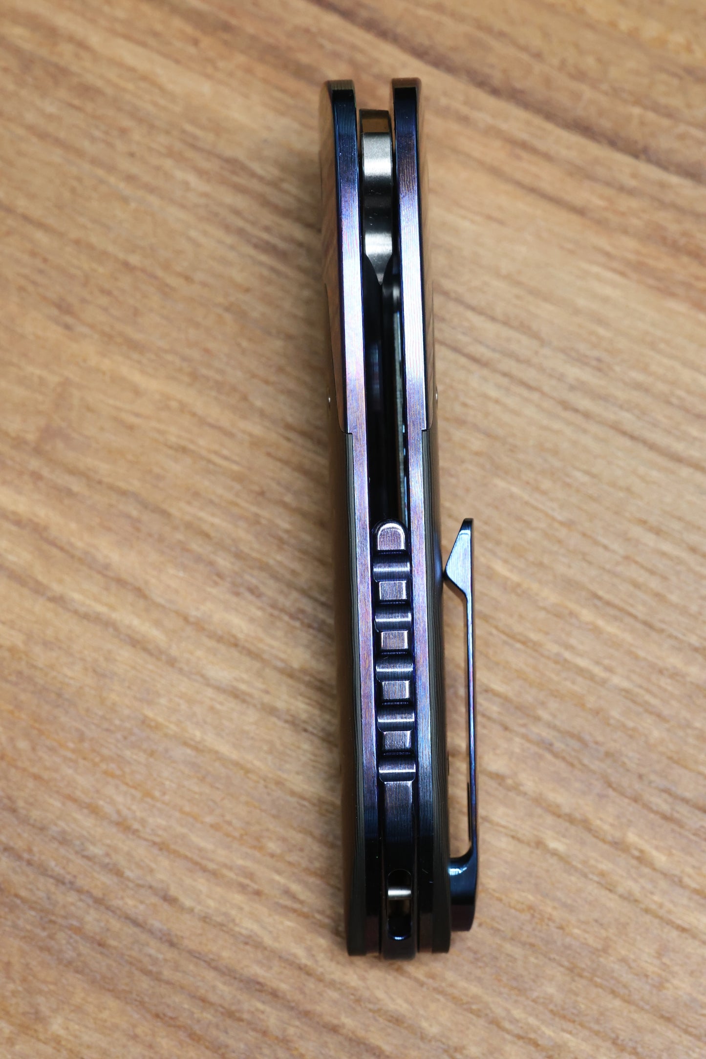 MECHFORCE & BARKER KNIVES COLLAB HOKKAIDO W/ TIMASCUS & FAT CARBON HANDLE & MAGNACUT