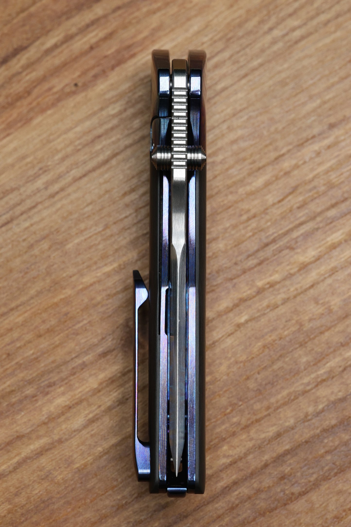 MECHFORCE & BARKER KNIVES COLLAB HOKKAIDO W/ TIMASCUS & FAT CARBON HANDLE & MAGNACUT
