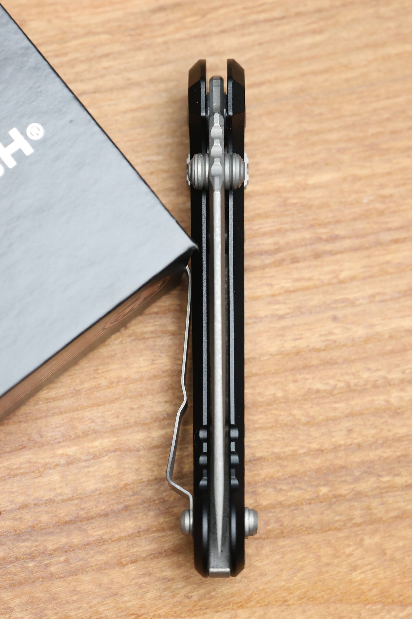 MICROTECH KNIVES LUDT RAM-LOK W/ BLACK FRAG HANDLE & APOCALYPTIC DROP POINT 1135RL-10APFR