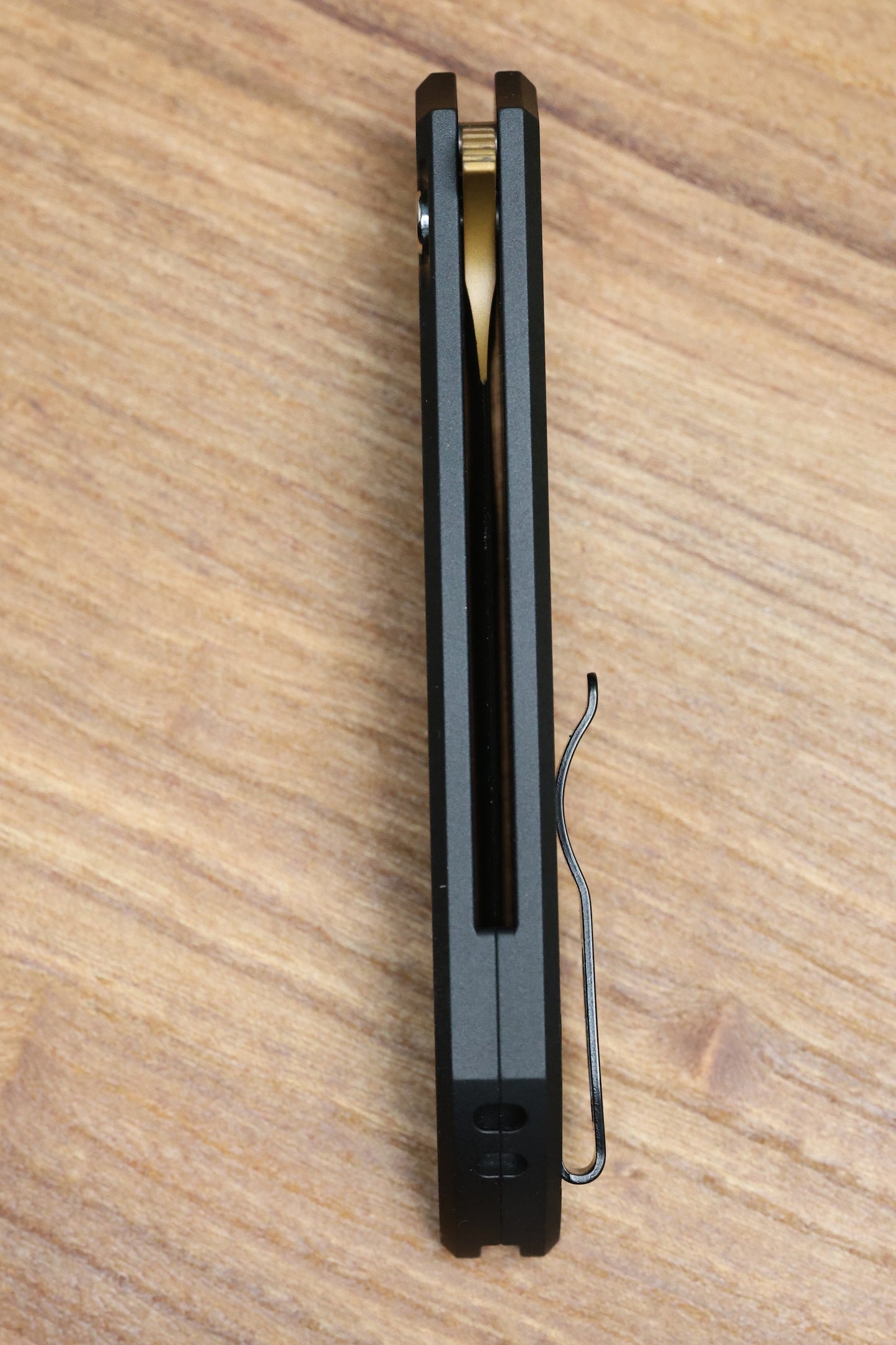 PRO-TECH MORDAX BUTTON LOCK 3.5" TAN PVD SHOT SHOW 2026