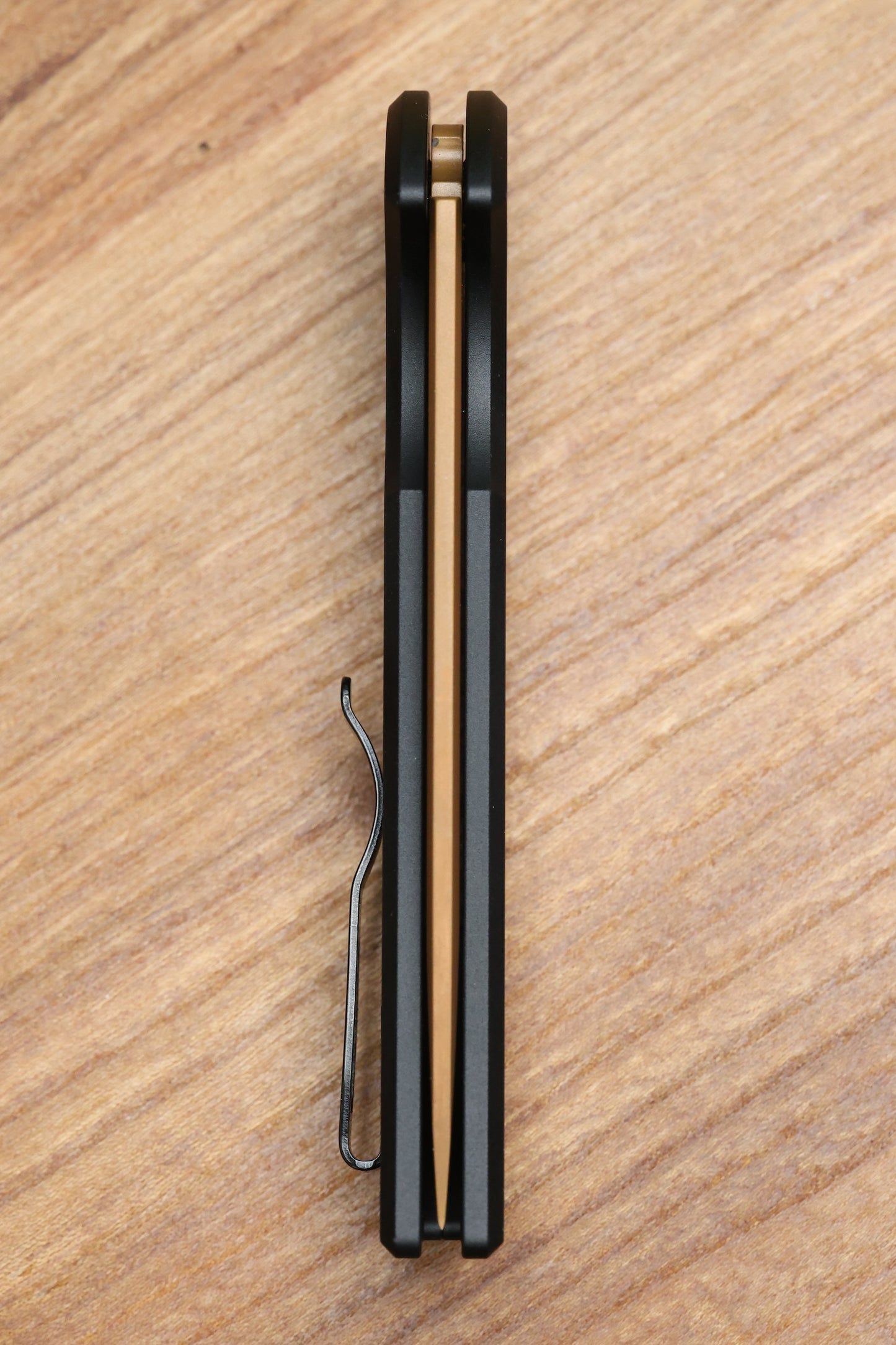 PRO-TECH MORDAX BUTTON LOCK 3.5" TAN PVD SHOT SHOW 2026