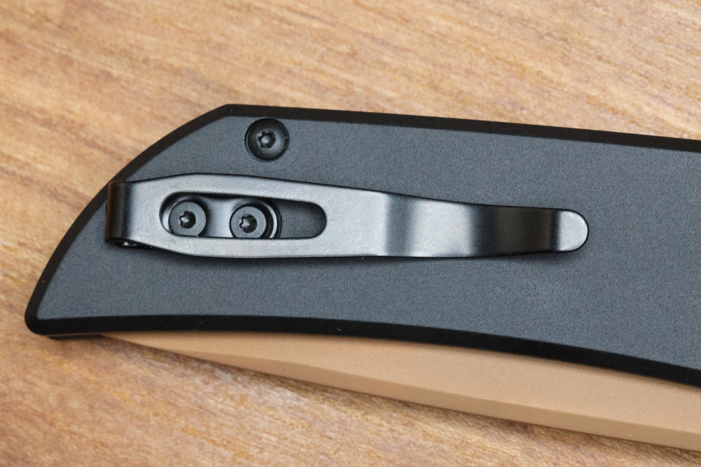 PRO-TECH MORDAX BUTTON LOCK 3.5" TAN PVD SHOT SHOW 2026