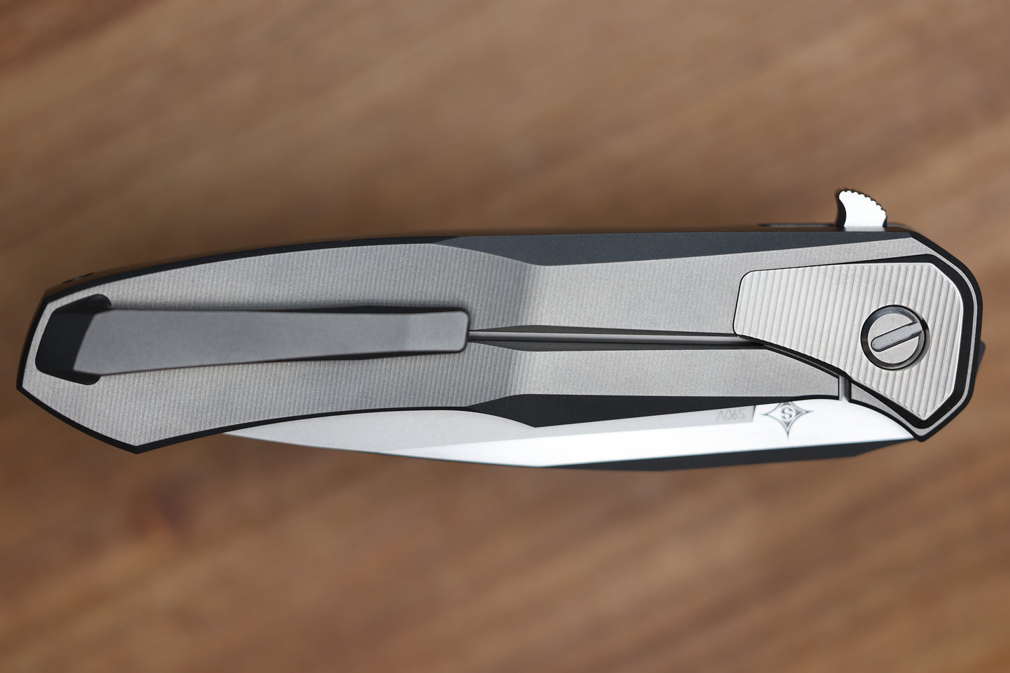 SHIROGOROV "LIMITED EDITION" SCOTT COOK DESIGN RUSSIAN LOCHSA - S90V BLADE - INTEGRAL TITANIUM HANDLE - BUSHING SYSTEM (PREOWNED)