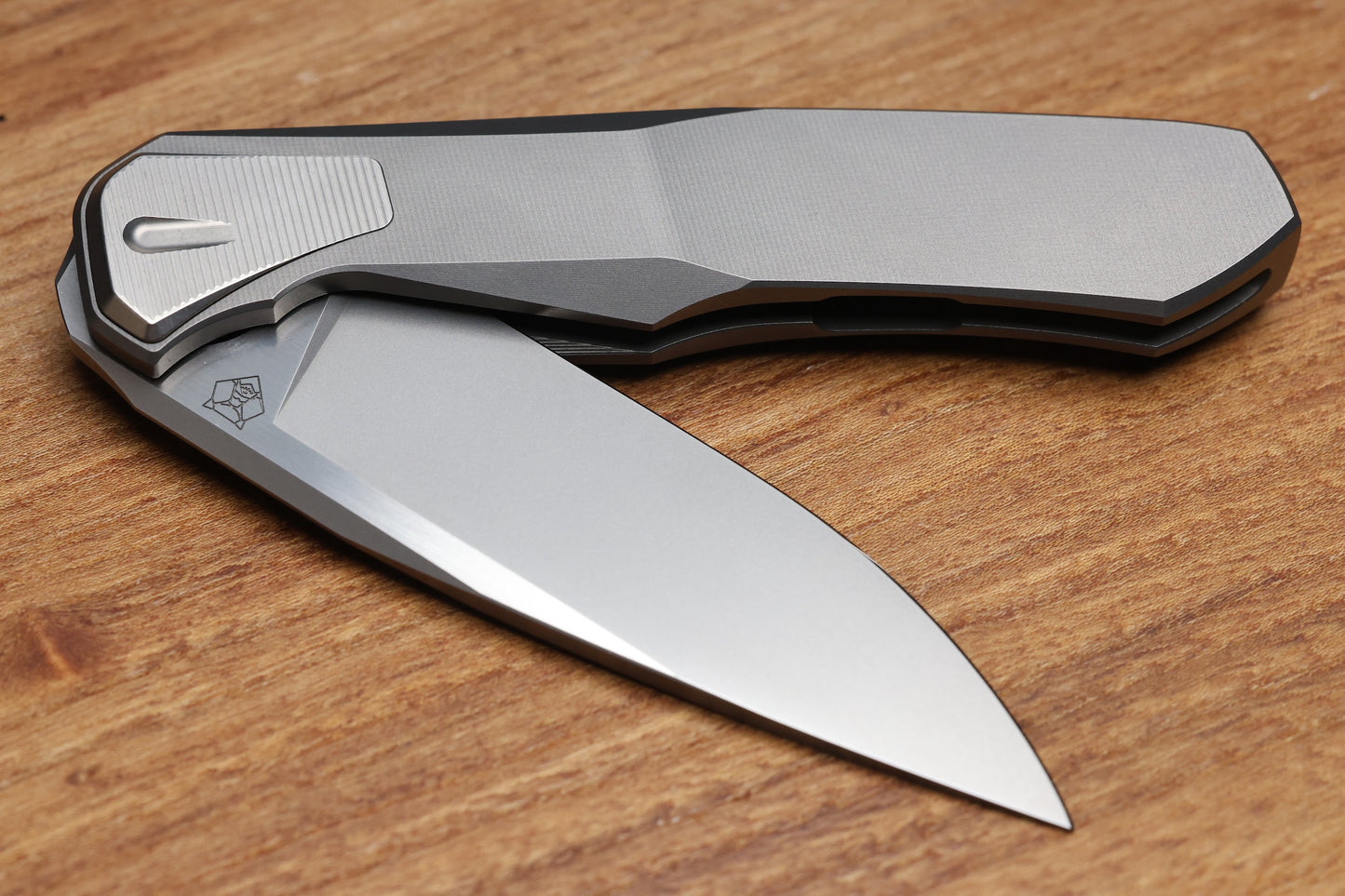 SHIROGOROV "LIMITED EDITION" SCOTT COOK DESIGN RUSSIAN LOCHSA - S90V BLADE - INTEGRAL TITANIUM HANDLE - BUSHING SYSTEM (PREOWNED)