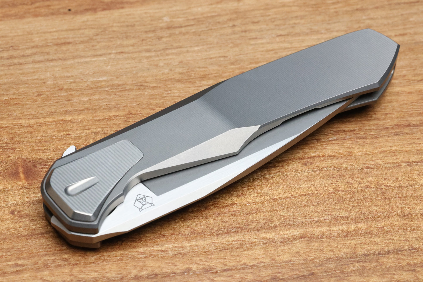 SHIROGOROV "LIMITED EDITION" SCOTT COOK DESIGN RUSSIAN LOCHSA - S90V BLADE - INTEGRAL TITANIUM HANDLE - BUSHING SYSTEM (PREOWNED)