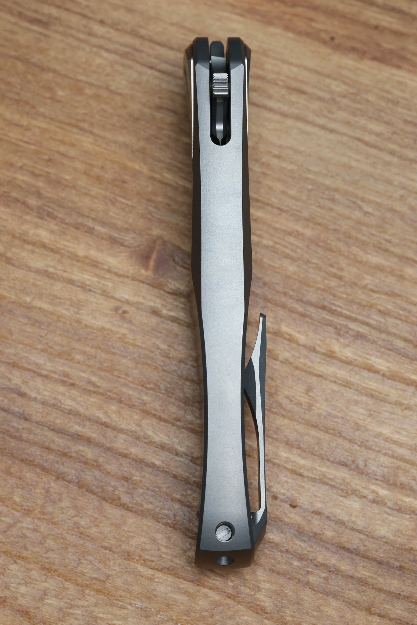 SHIROGOROV "LIMITED EDITION" SCOTT COOK DESIGN RUSSIAN LOCHSA - S90V BLADE - INTEGRAL TITANIUM HANDLE - BUSHING SYSTEM (PREOWNED)