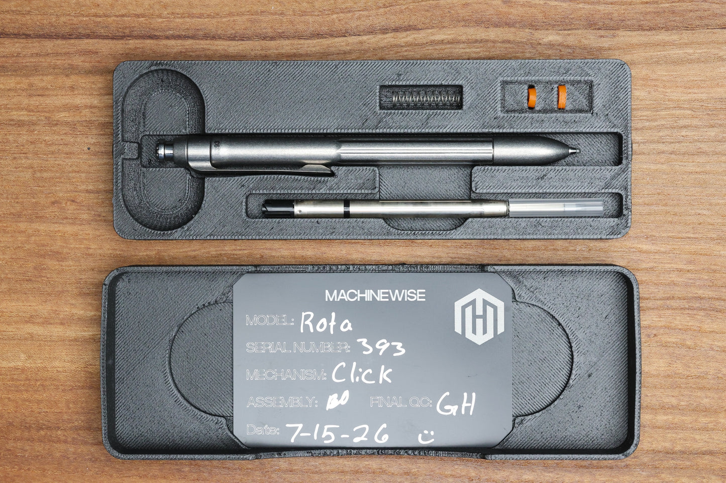 MACHINEWISE ROTA TITANIUM CLICK PEN #393