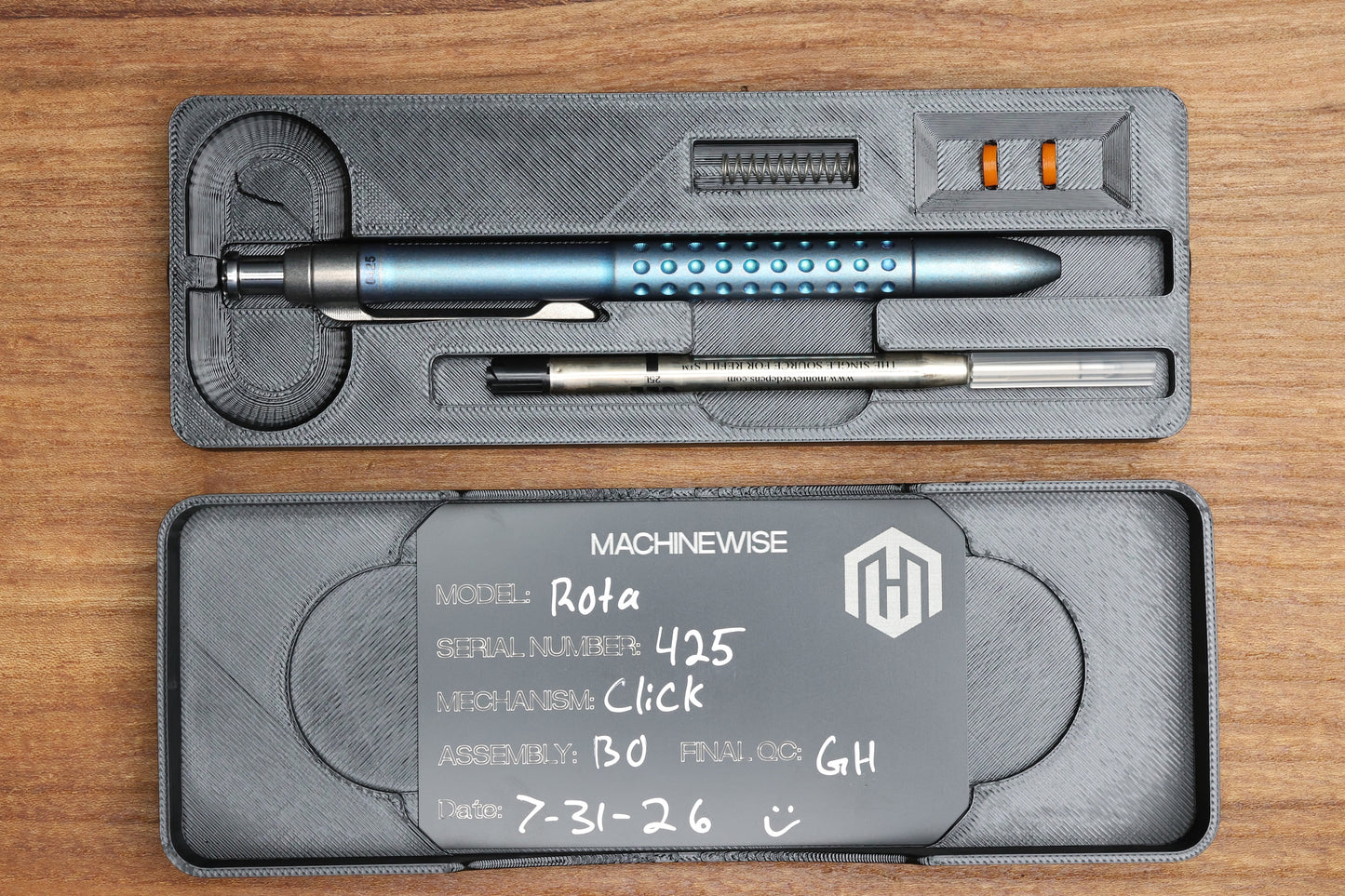 MACHINEWISE ROTA TITANIUM CLICK PEN #425