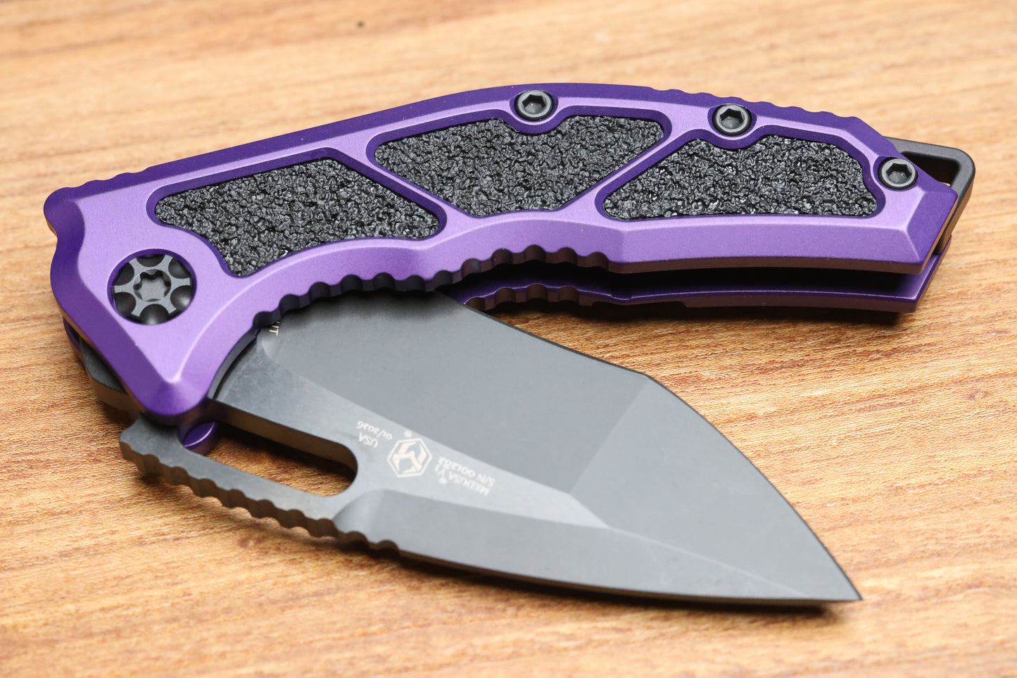 HERETIC KNIVES MEDUSA MANUAL - RECURVE DLC - PURPLE - H010-6A-PU