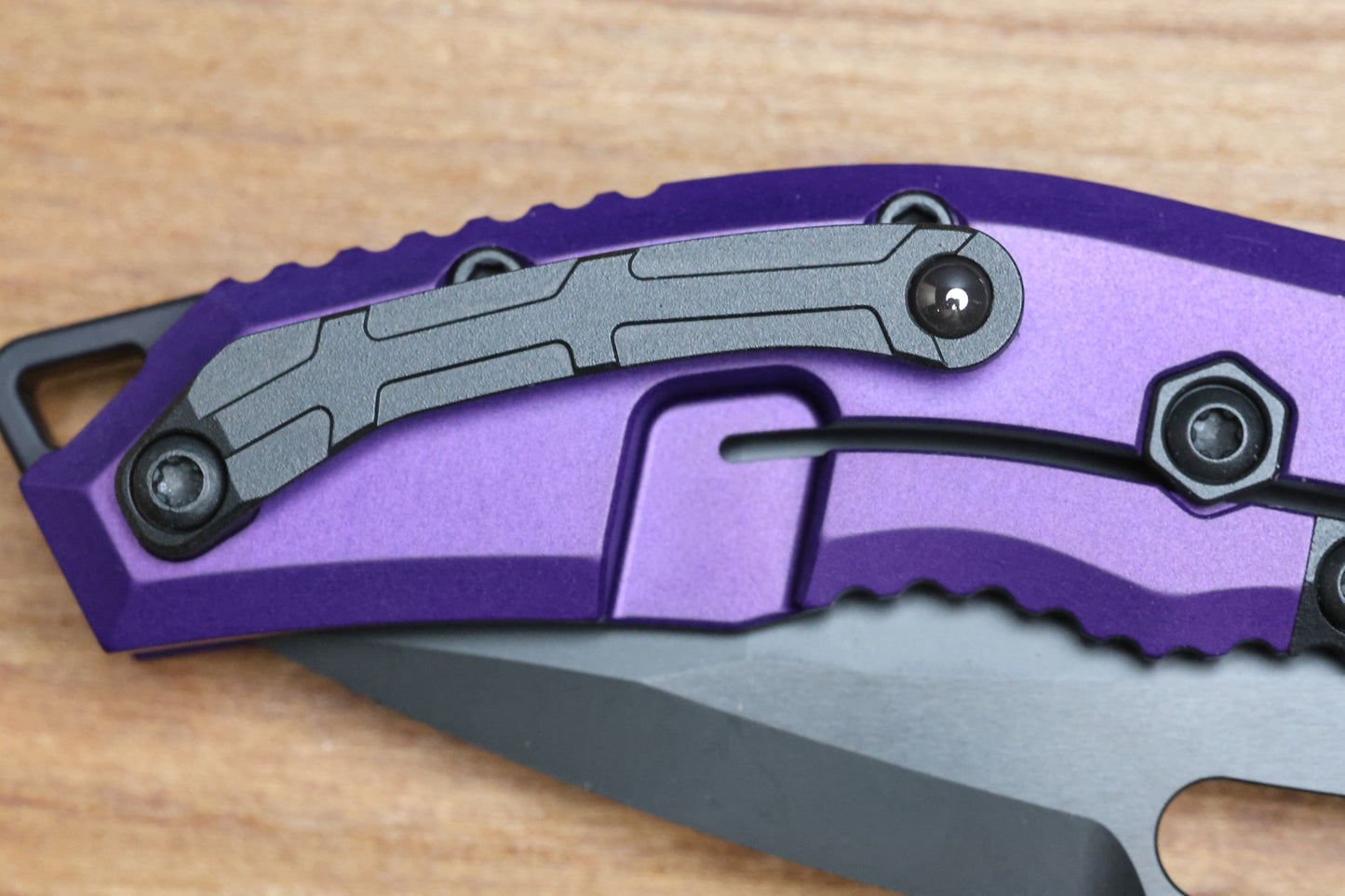 HERETIC KNIVES MEDUSA MANUAL - RECURVE DLC - PURPLE - H010-6A-PU