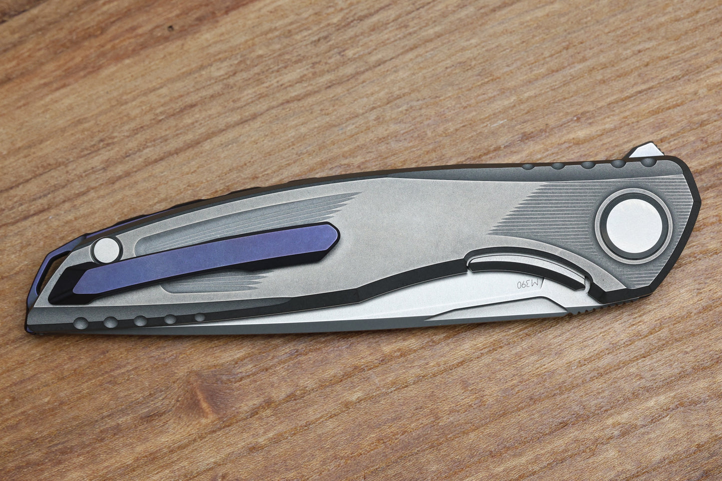 SHIROGOROV ASTRUM W/ PURPLE ACCENTS - M390 BLADE - MRBS