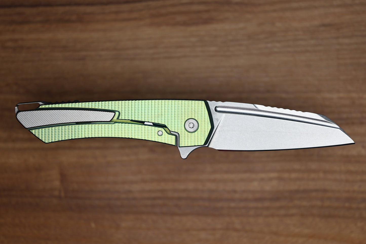 MACHINEWISE MOJAVE #1481 GREEN ANO GRENADE TEXTURE AND S90V BLADE