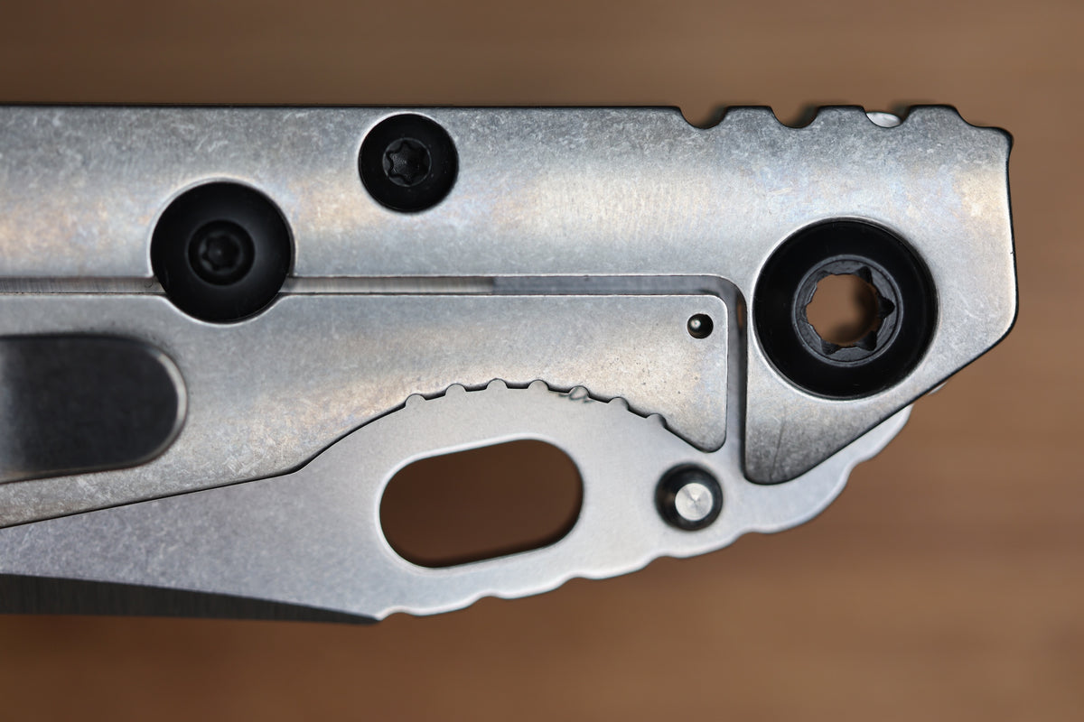 STRIDER KNIVES SNG CC - OD GREEN G10/TITANIUM HANDLE - BOWIE MAGNACUT BLADE