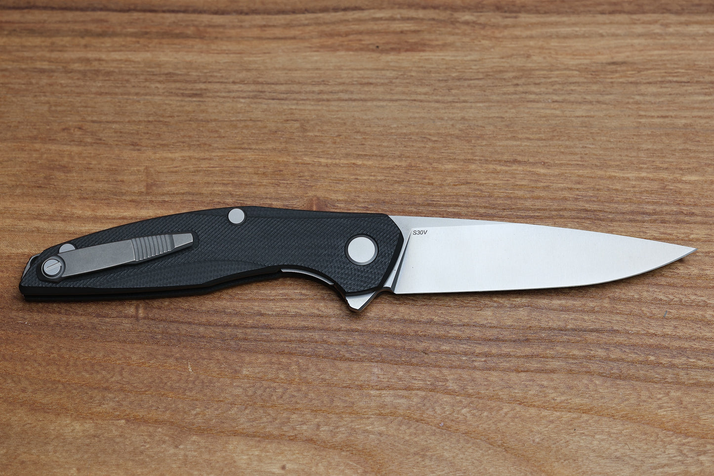 SHIROGOROV 111 - S30V BLADE - BLACK G10 HANDLE - MRBS