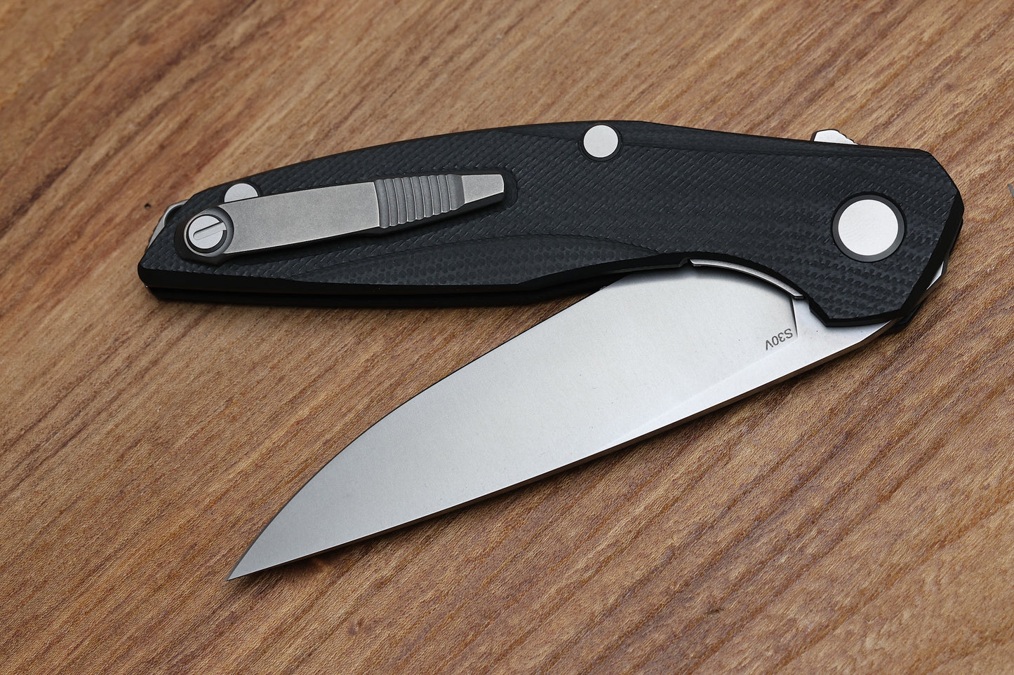 SHIROGOROV 111 - S30V BLADE - BLACK G10 HANDLE - MRBS