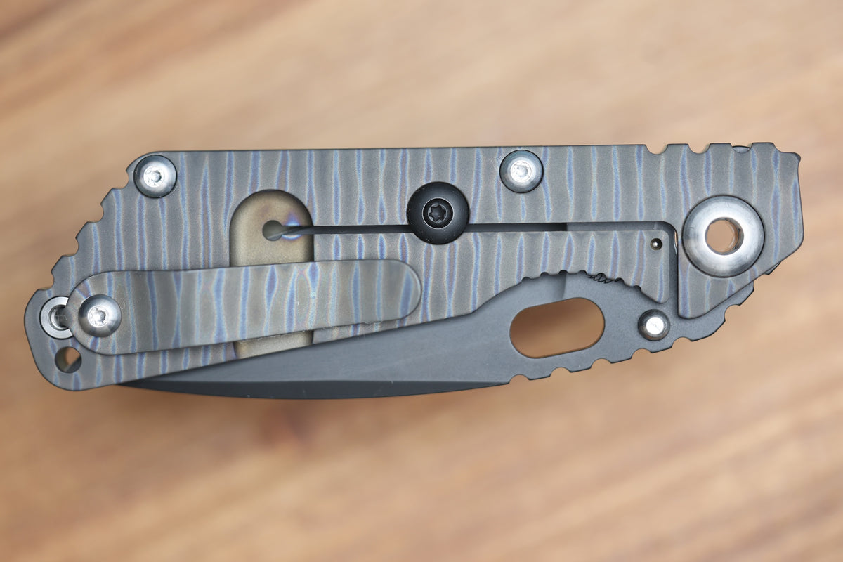 STRIDER KNIVES SNG CC - DROP POINT PD#1 BLADE - TITANIUM/OD GREEN G10 HANDLE