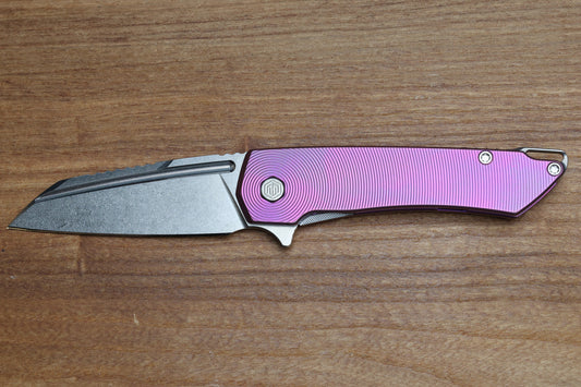 MACHINEWISE MOJAVE #920 PINK FINISH EPICENTER TI AND S90V BLADE