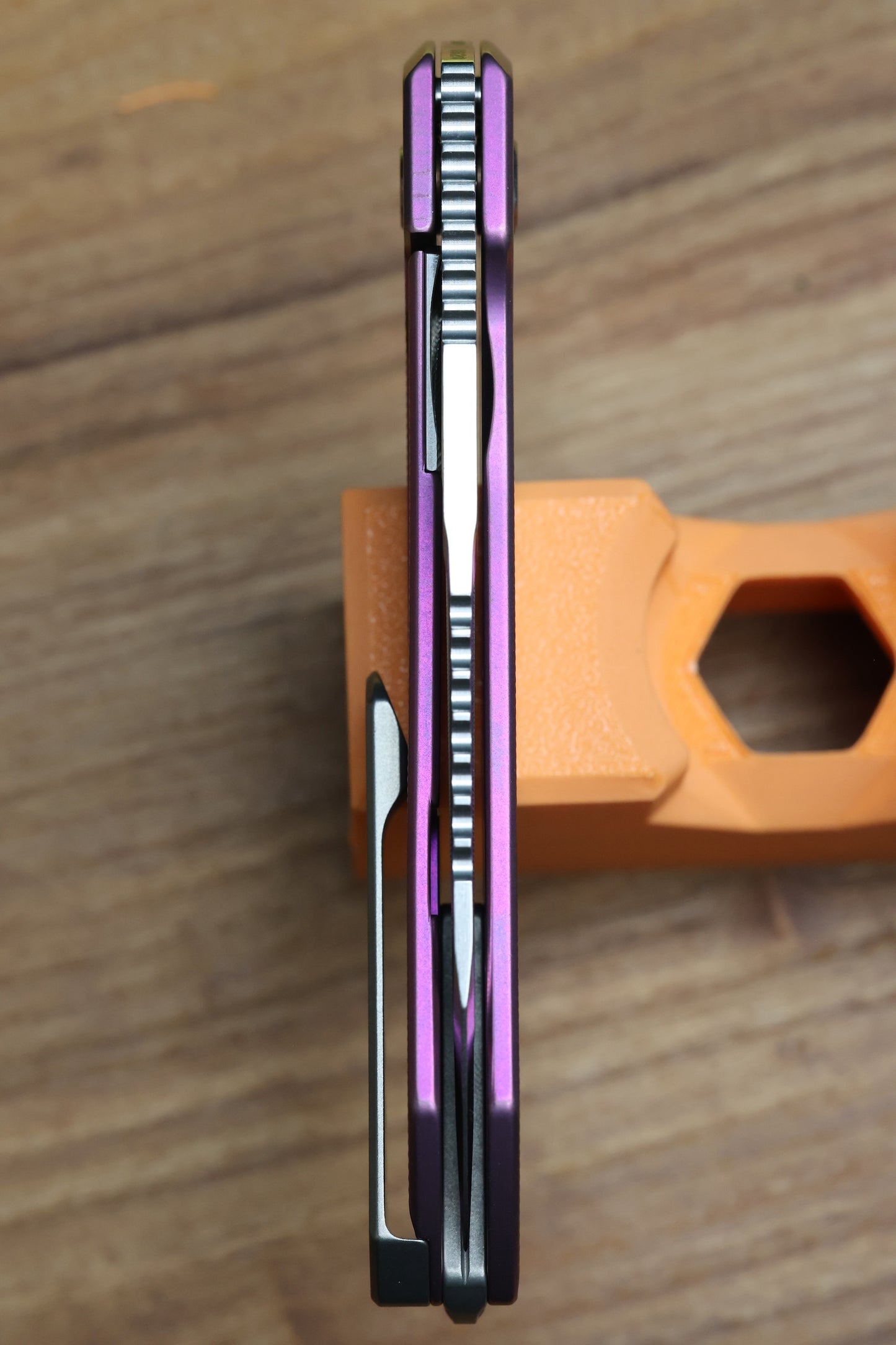 MACHINEWISE MOJAVE #920 PINK FINISH EPICENTER TI AND S90V BLADE