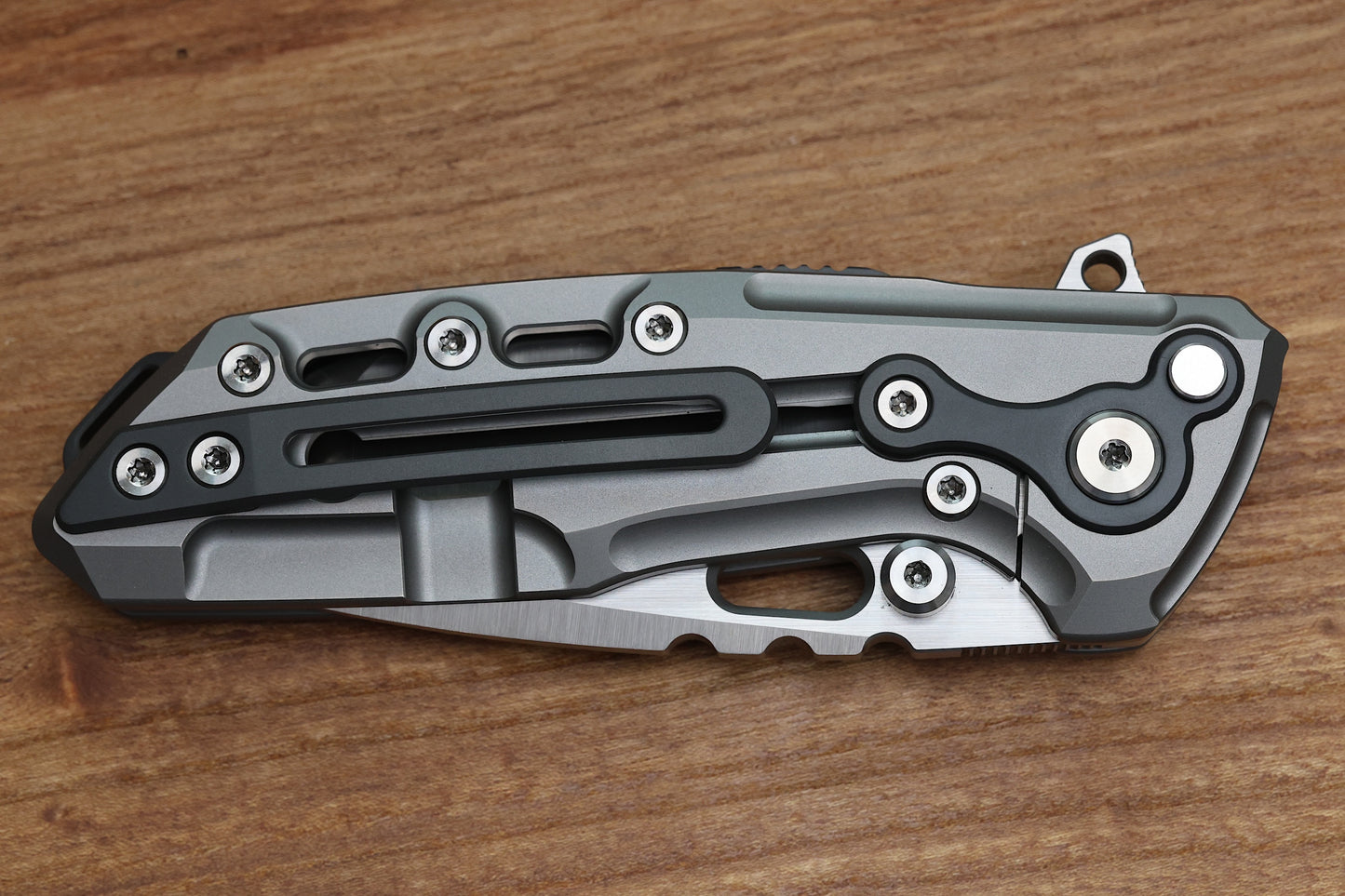 REATE T1000 V2 FLIPPER MILLED TITANIUM W/ ZIRCONIUM & RECURVE M390