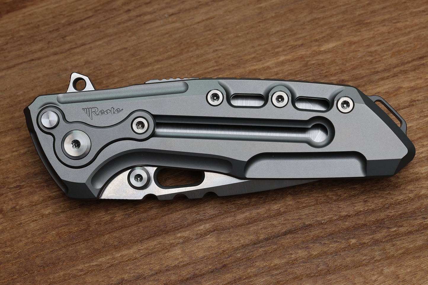 REATE T1000 V2 FLIPPER MILLED TITANIUM & RECURVE M390