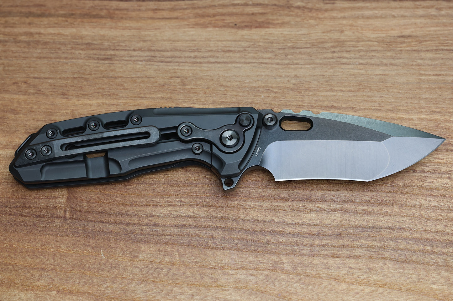 REATE T1000 V2 FLIPPER DLC MILLED TITANIUM W/ CRYSTAL TI & DLC RECURVE M390