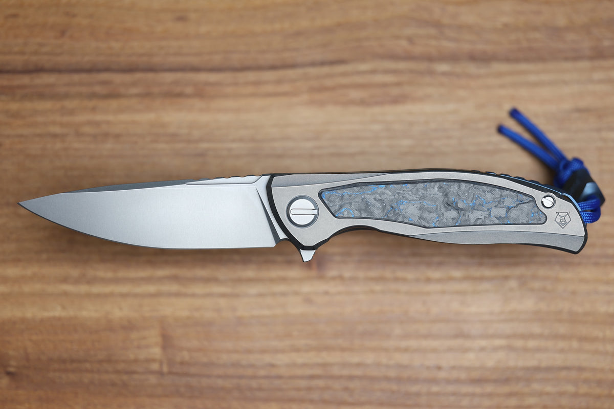 SHIROGOROV F95NL FB SE 2026 - MAGNACUT BLADE - TITANIUM HANDLE - GLACIER TECHNOCARBO INLAY - MRBS