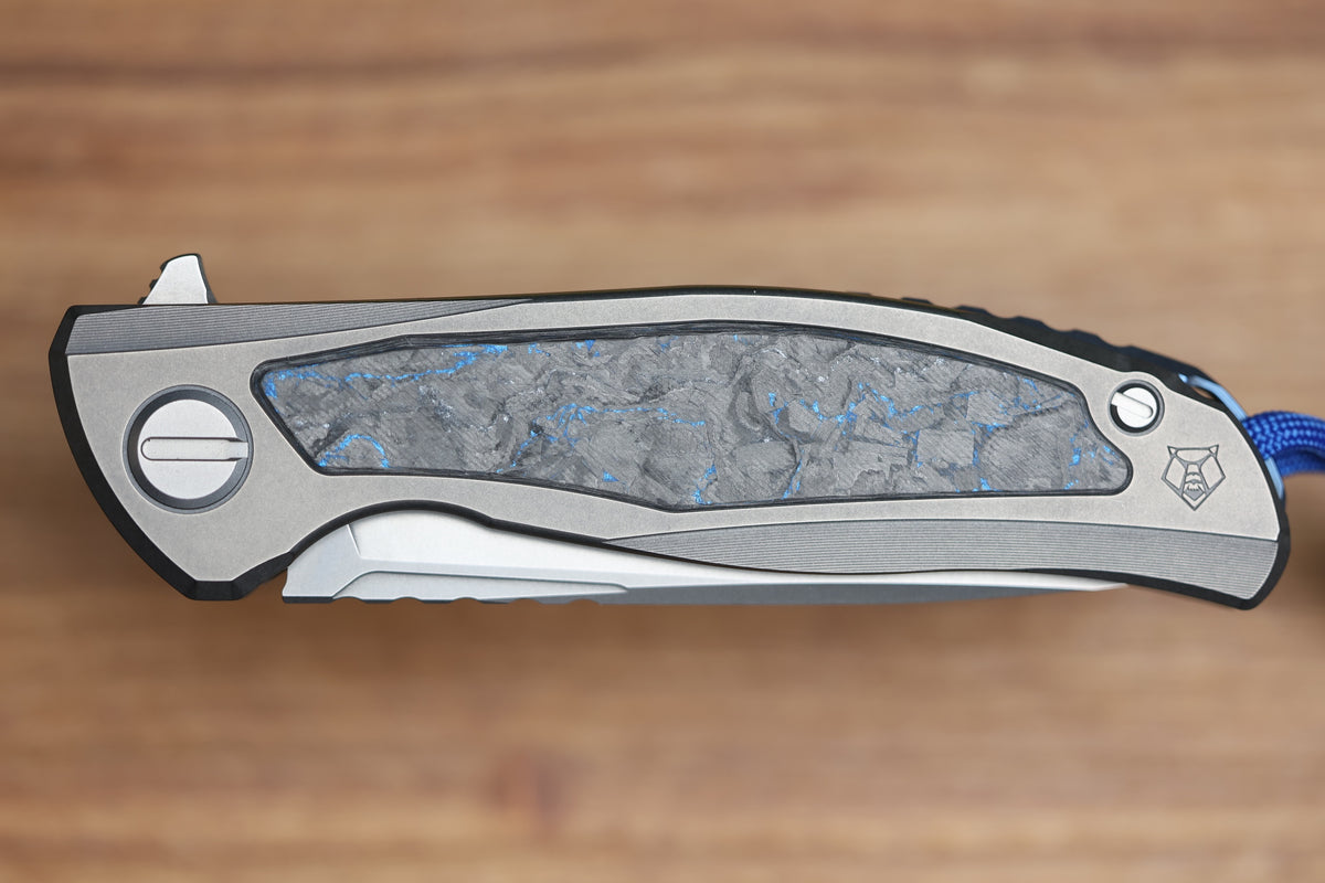 SHIROGOROV F95NL FB SE 2026 - MAGNACUT BLADE - TITANIUM HANDLE - GLACIER TECHNOCARBO INLAY - MRBS