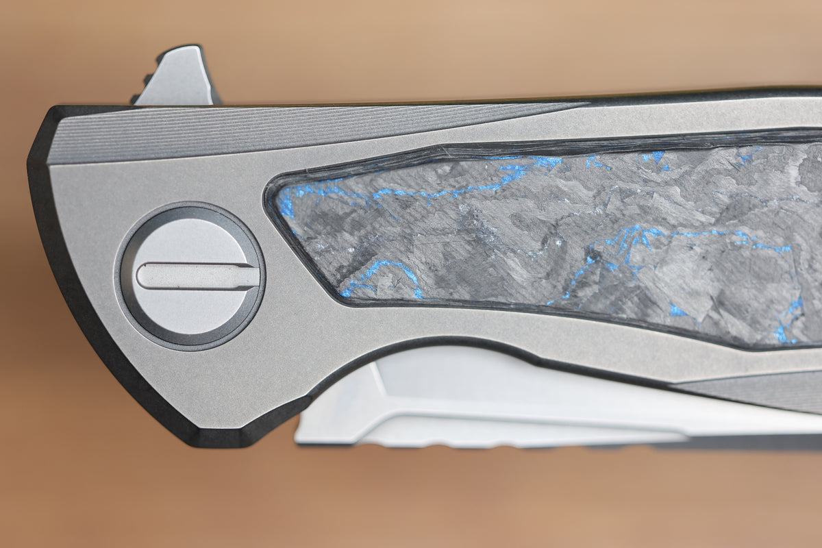 SHIROGOROV F95NL FB SE 2026 - MAGNACUT BLADE - TITANIUM HANDLE - GLACIER TECHNOCARBO INLAY - MRBS