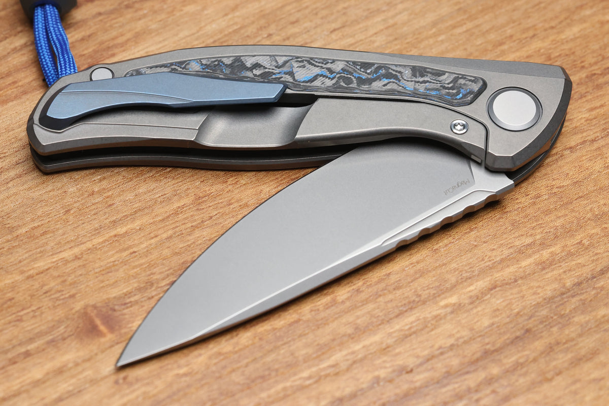 SHIROGOROV F95NL FB SE 2026 - MAGNACUT BLADE - TITANIUM HANDLE - GLACIER TECHNOCARBO INLAY - MRBS