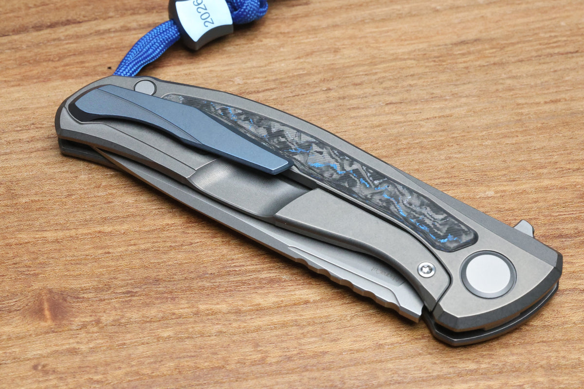 SHIROGOROV F95NL FB SE 2026 - MAGNACUT BLADE - TITANIUM HANDLE - GLACIER TECHNOCARBO INLAY - MRBS