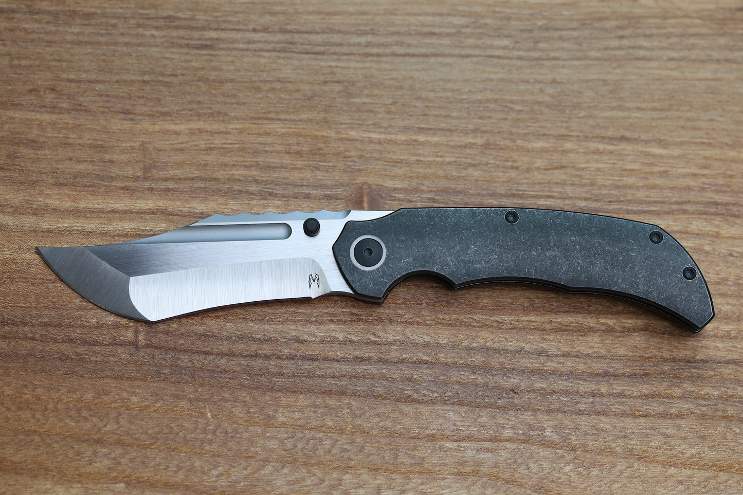 MERRIKEN KNIVES BLACK PVD FRAME LOCK MINI ULTIMATUM - MAGNACUT