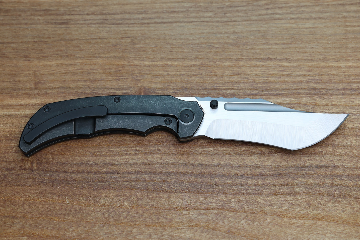 MERRIKEN KNIVES BLACK PVD FRAME LOCK MINI ULTIMATUM - MAGNACUT