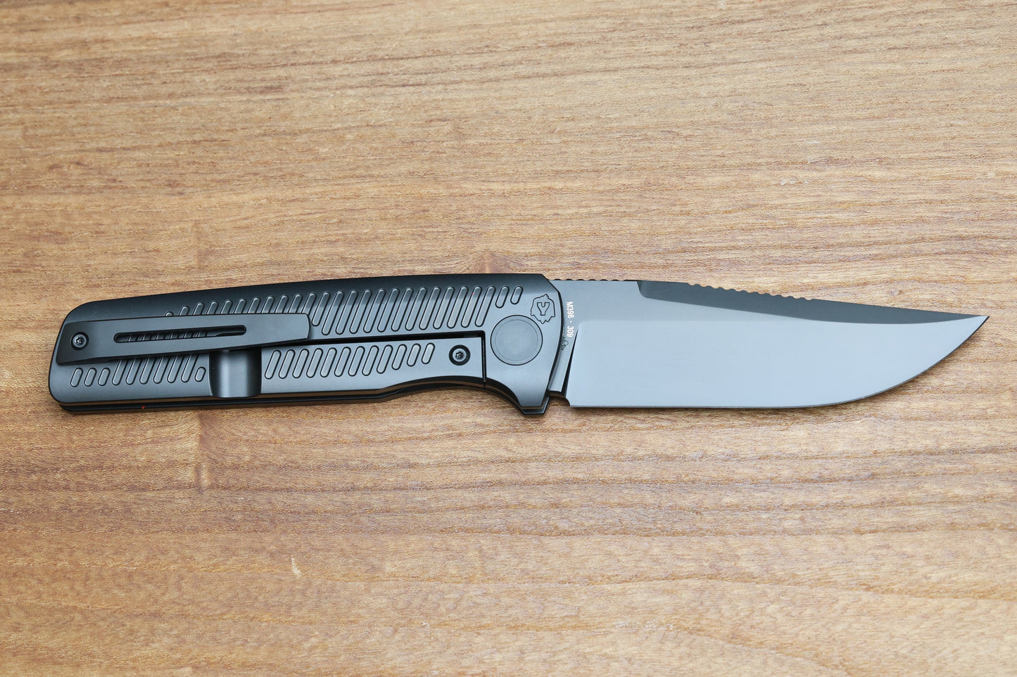 CUSTOM KNIFE FACTORY DLC YETI GNOME 2.0 TITANIUM & M398