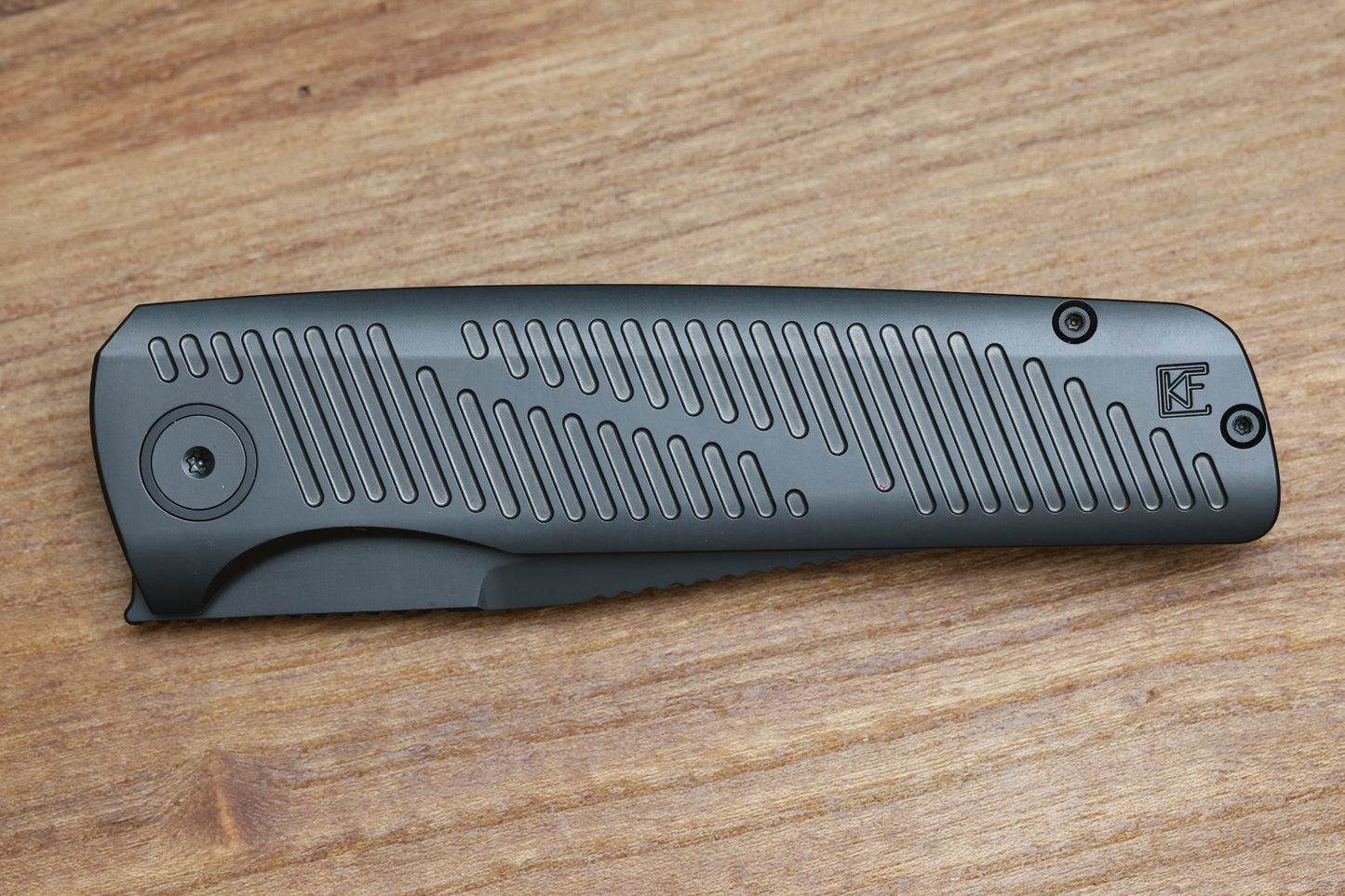 CUSTOM KNIFE FACTORY DLC YETI GNOME 2.0 TITANIUM & M398