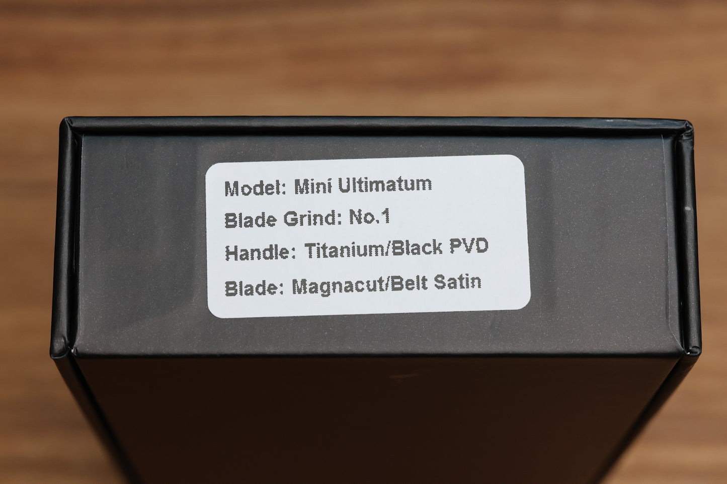 MERRIKEN KNIVES BLACK PVD INSET MINI ULTIMATUM - MAGNACUT